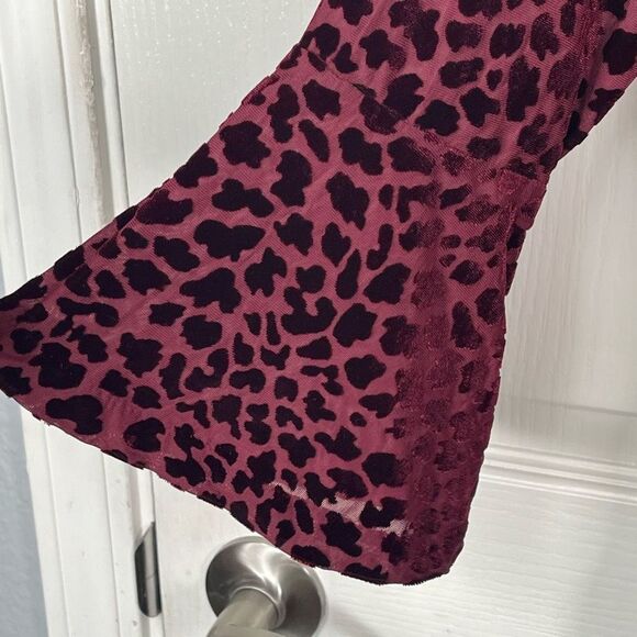 Talbots Sz XS Maroon Velvety Accent Top 3/4 Sleeves - Picture 6 of 12